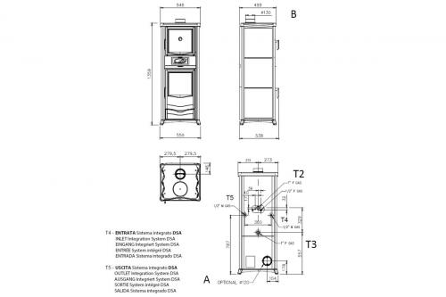Preview: stove TermoRossella Forno Petra from La Nordica
